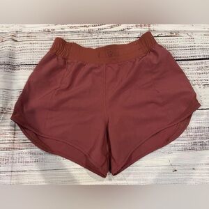 Women's Athletic Shorts in Rust